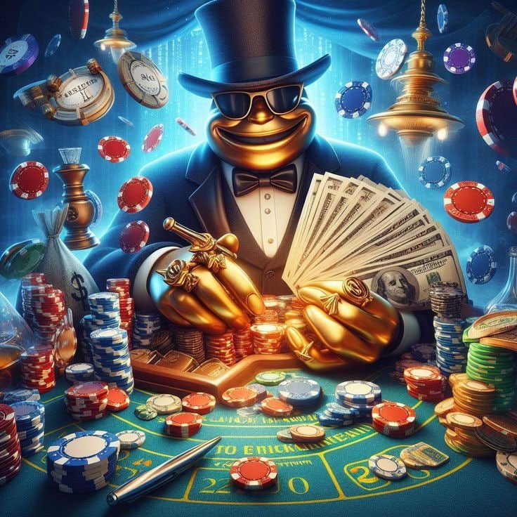 Tampilan permainan slot online berwarna neon yang menarik di janji333